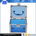 portable makeup train case for cosmetic display station